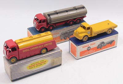 Lot 1179 - Dinky Toys group of 3 to include; No. 991 AEC...