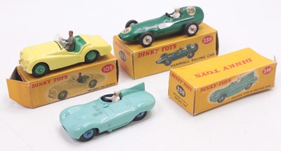 Lot 1178 - Dinky Toys group of 3 racing diecasts to...