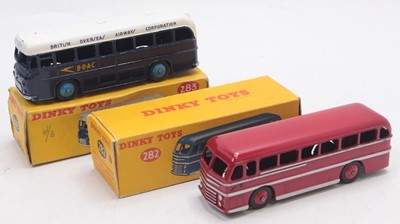 Lot 1170 - Dinky Toys group of 2 public transport diecast...