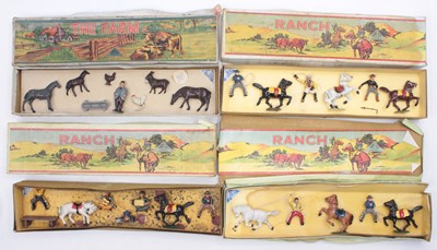 Lot 1850 - Four Timpo boxed sets to include a "The Farm"...