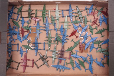 Lot 1570 - A large collection of Crescent Toys P-38...