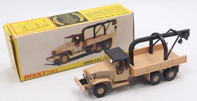 Lot 1043 - French Dinky No. 808 Military GMC Army...