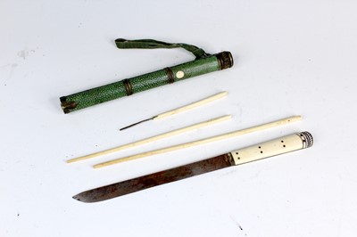 Lot 2053 - A group of oriental items, 19th to 20th...