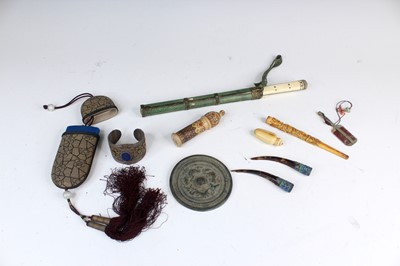 Lot 2053 - A group of oriental items, 19th to 20th...