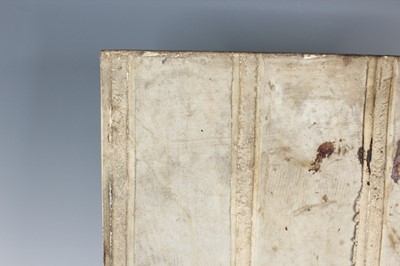 Lot 2097 - A Chinese porcelain plaque of a poem, early...