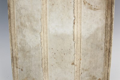 Lot 2097 - A Chinese porcelain plaque of a poem, early...