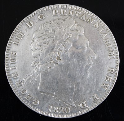 Lot 2005 - Great Britain, 1820 crown, George III laureate...