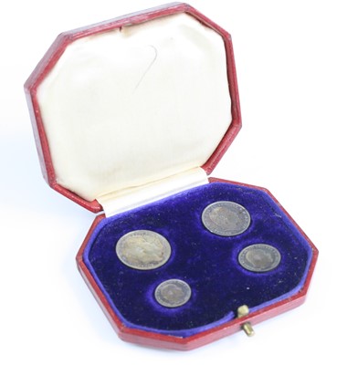 Lot 2007 - Great Britain, 1908 Maundy Money four coin set,...