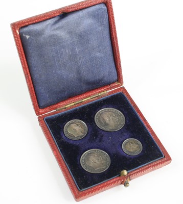 Lot 2008 - Great Britain, 1902 Maundy Money four coin set,...