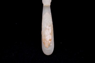 Lot 2047 - A group of six Chinese jade ornaments, Qing...
