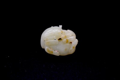 Lot 2048 - A group of six Chinese jade carvings, Qing...