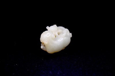 Lot 2048 - A group of six Chinese jade carvings, Qing...