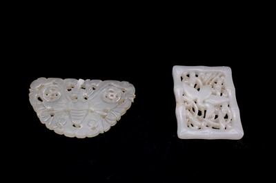 Lot 2049 - A group of five Chinese jade objects, 19th to...