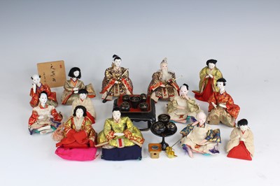 Lot 2272 - A group of thirteen Japanese "Girl's Day'"...
