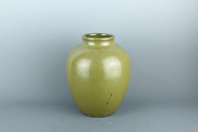 Lot 2111 - A Chinese tea-dust glazed ovoid jar, Guangxu...