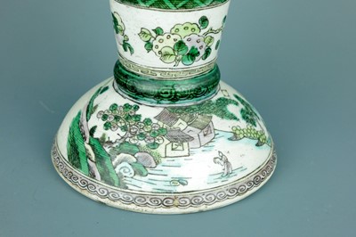 Lot 2081 - A Chinese famille verte on biscuit ‘Eight...
