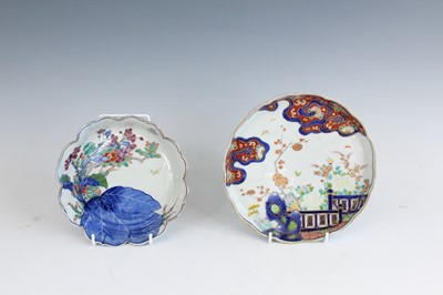 Lot 2262 - Two Japanese circular serving trays, Meiji era,...