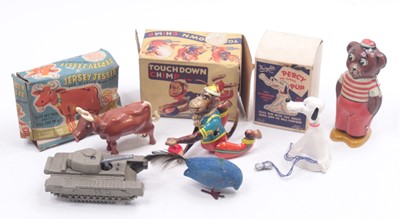 Lot 2011 - A collection of smaller tinplate clockwork...