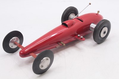 Lot 15 - All cast aluminium 'bomb' style car with a...