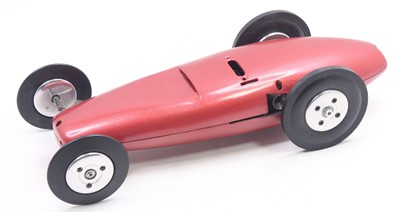 Lot 2 - Swedish spur drive 10cc tether car, cast...