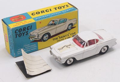 Lot 1281 - Corgi Toys No. 258 The Saint Volvo P1800 car...