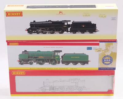 Lot 370 - Three Hornby locos: Hornby Black Five 4-6-0...