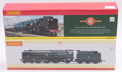 Lot 352 - Two Hornby locos & tenders: R3566 4-6-2...