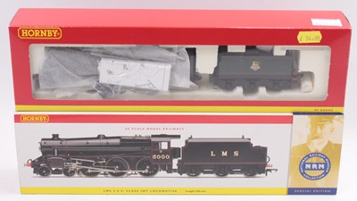 Lot 354 - Two Hornby locos & tenders: R2323 LMS 4-6-0...