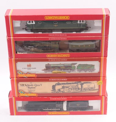 Lot 396 - Five Hornby locos No.6115 ‘Scots Guardsman’...