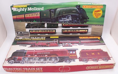 Lot 385 - Two Hornby 00 gauge train sets to include an...