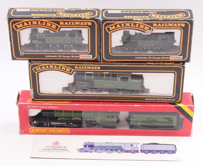 Lot 400 - Four 00 gauge locos to include an early Hornby...