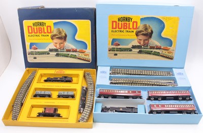 Lot 319 - Two Hornby Dublo train sets to include an...