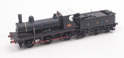 Lot 587 - A 00 gauge kit built GER class J15 in GER blue,...