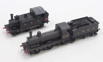 Lot 593 - Two 00 gauge kit built locos to include an...