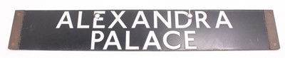 Lot 71 - LNER/BR cab plate, double-sided, Alexandra...
