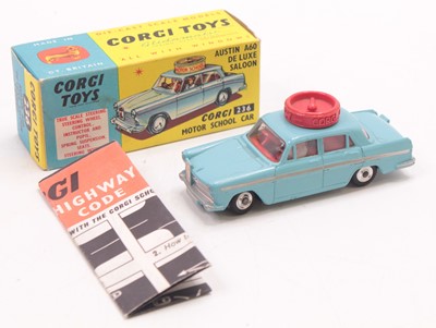 Lot 1247 - Corgi Toys No. 236 Motor School Car comprising...