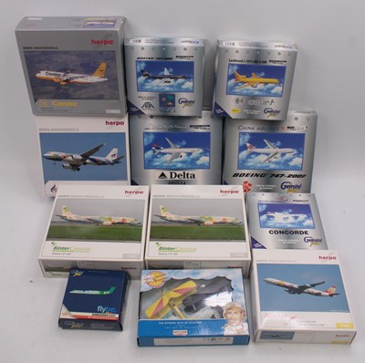 Lot 883 - Twelve diecast aircraft to include a Gemini...