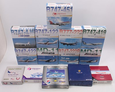 Lot 890 - One tray containing 15 diecast aircraft to...