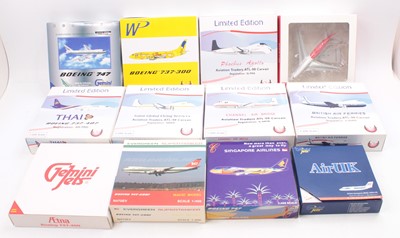 Lot 891 - One tray containing 12 diecast aircraft to...