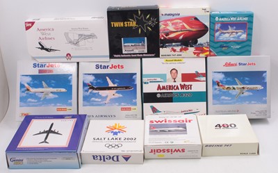 Lot 893 - One tray containing 12 diecast aircraft to...