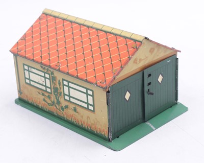 Lot 1169 - Dinky Toys Pre-War No.45 tinplate Garage,...