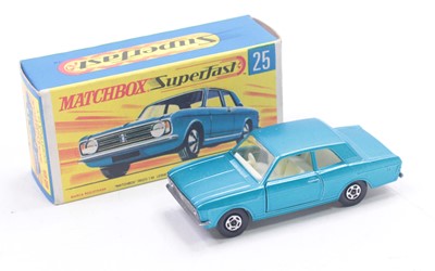 Lot 1487 - Matchbox Superfast No.25a Ford Cortina GT,...