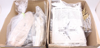 Lot 815 - Two boxes containing various bagged aircraft...