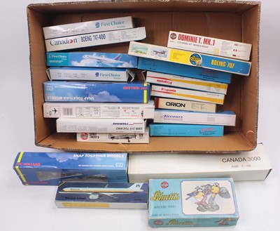 Lot 851 - One box containing various plastic kits to...
