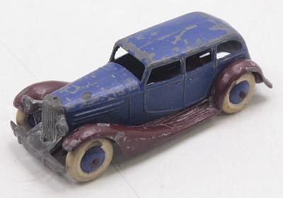 Lot 1080 - Dinky Toys Pre War 24b Limousine, blue body...