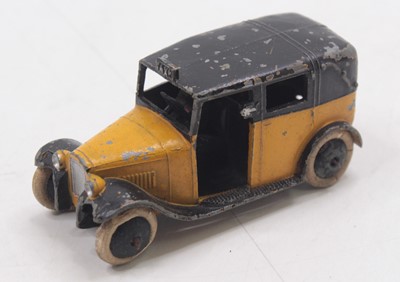Lot 1085 - Dinky Pre-War 36g Austin "Taxi" - two-tone...