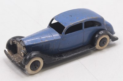 Lot 1087 - Dinky Toys No.30b Rolls Royce - mid blue, with...