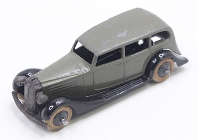 Lot 1091 - Dinky Toys, 30d Vauxhall - dark grey body,...