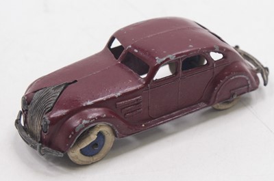 Lot 1108 - Dinky Pre-War 30a Chrysler Airflow - dull...