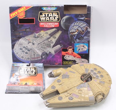 Lot 1564 - Micro Machines Star Wars boxed set containing...